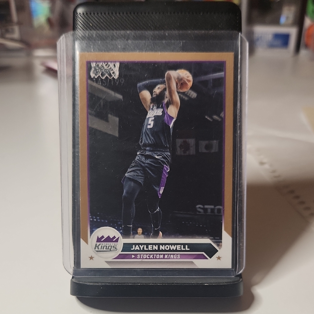 2024 Topps Jaylen Nowell - 145/199 - Kings Trading Card - Black and Gold